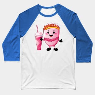 kawaii Ice cream  T-Shirt cute Candy food gilrl Baseball T-Shirt